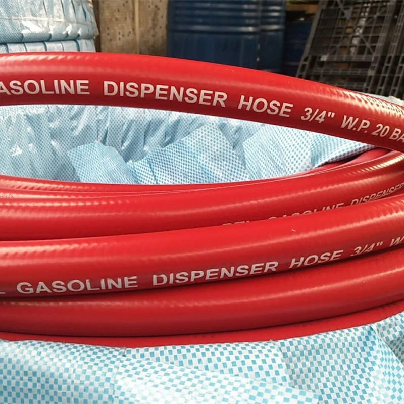 Flexible Petrol Hoses with Vulcanised Rubber Reinforced with Metal Type Hg 3037 1" (25mm)