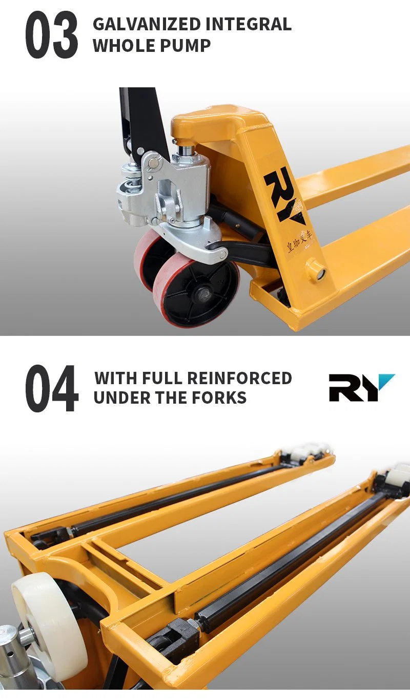 Flat Pallets Steel Royal or OEM Power Hand Pallet Truck