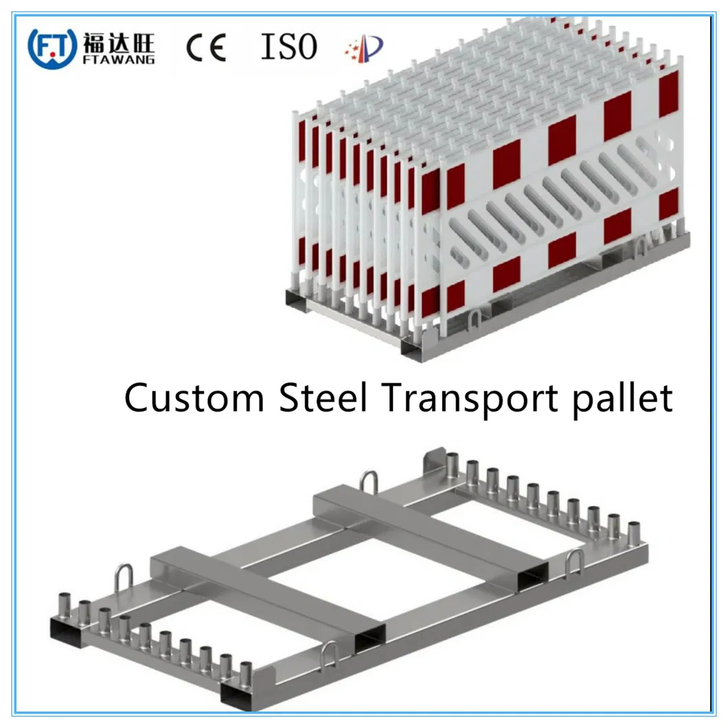 Cusom Galvanized Steel Storage Rack Flat Pallet