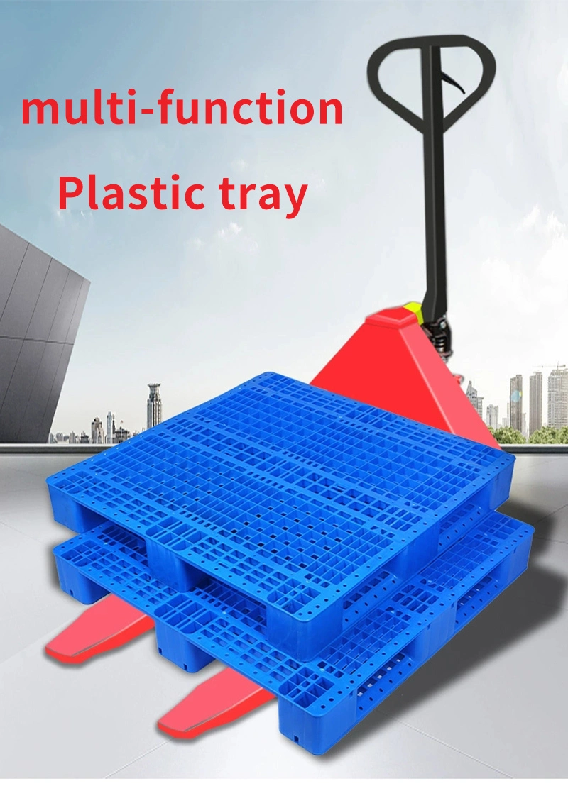 Single Face Storage Heavy Duty Flat Surface One Side Face Steel Reinforces Plastic Pallet